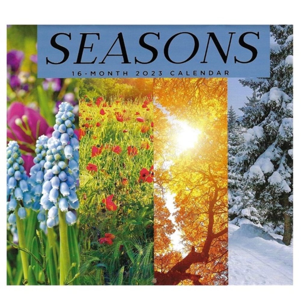 2023 Calenda Seasons in Nature 16 Month Wall Calendar Gift Full Size 12 X 22 in - Picture 1 of 10